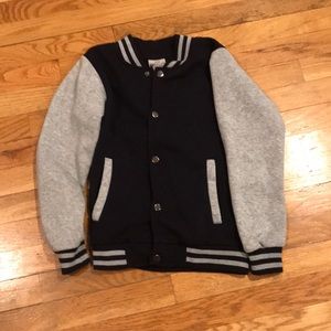 Varsity Sweatshirt Jacket